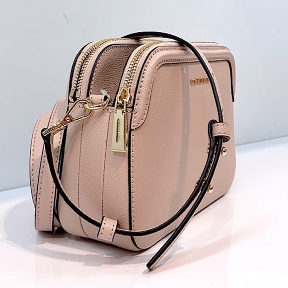 MICHAEL KORS HOUSTON LARGE DOUBLE ZIP CROSSBODY - Picture 4 of 14